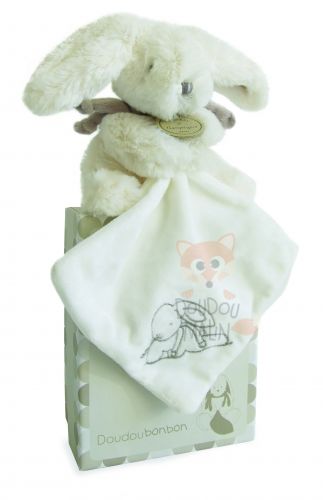  lapin bonbon pantin avec taupe gris beige blanc 